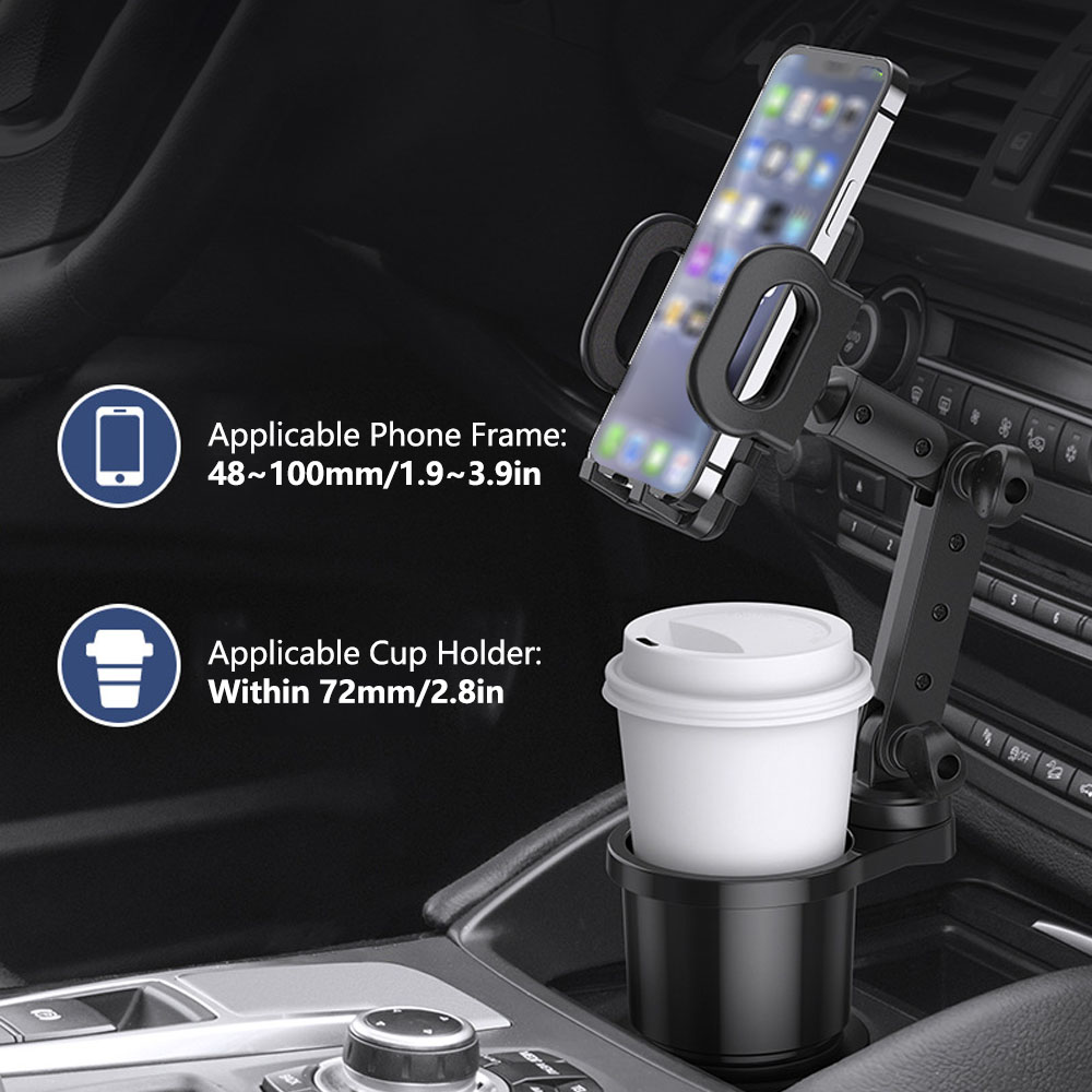 Car Cup Holder Expander Cell P – обзор и цена Mobile Tech Accessories