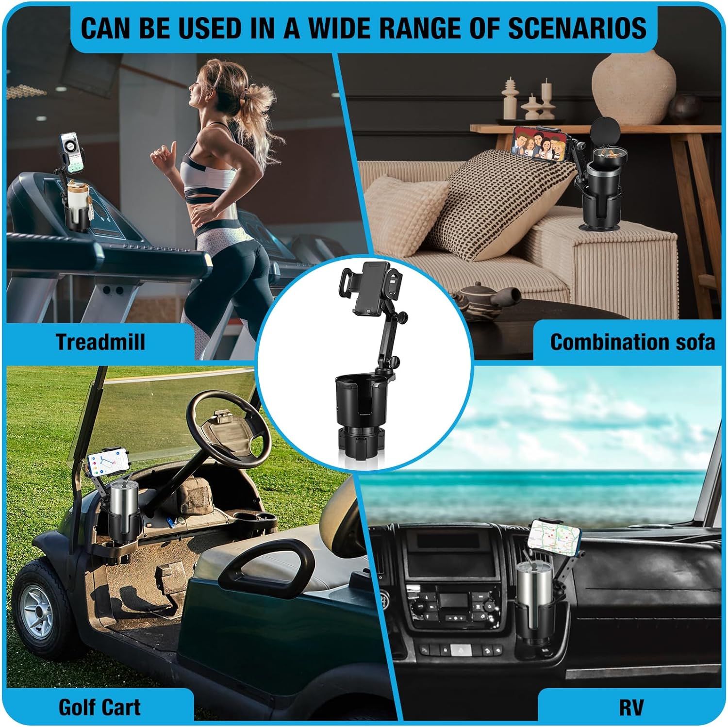 Car Cup Holder Expander Cell P – обзор и цена Mobile Tech Accessories