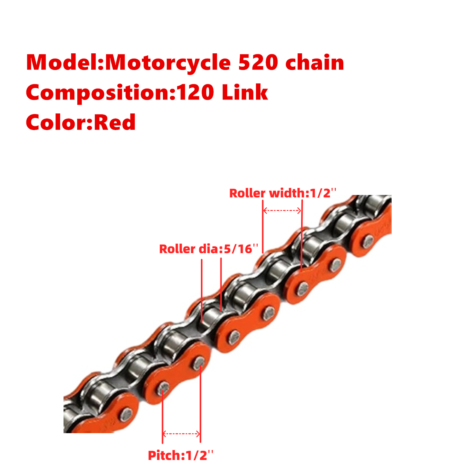 Motorcycle Chain 520 120 Links – обзор и цена Moto Tech Accessories & Workshop