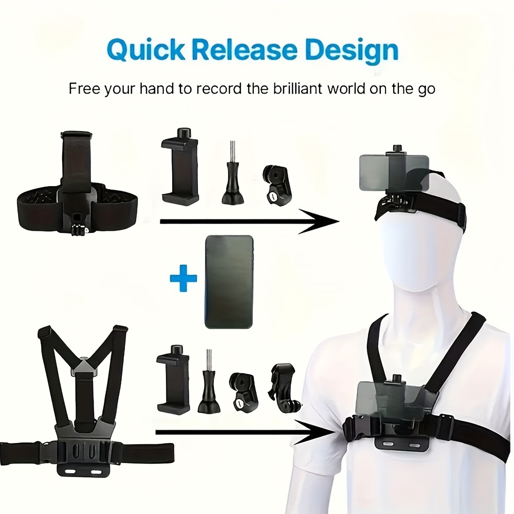 Mobile Phone Head Chest Strap  – обзор и цена Mobile Tech Accessories