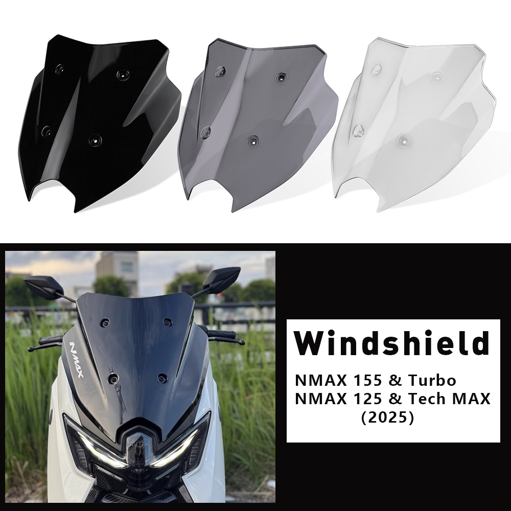 New NMAX 125 Windshield For Ya – обзор и цена Nmax Tech Max Accessories