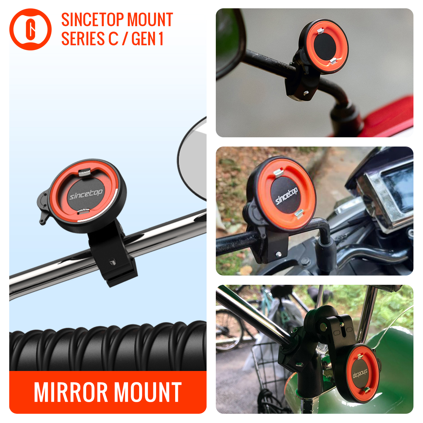 Electric Motorcycles Rearview  – обзор и цена Mobile Tech Accessories