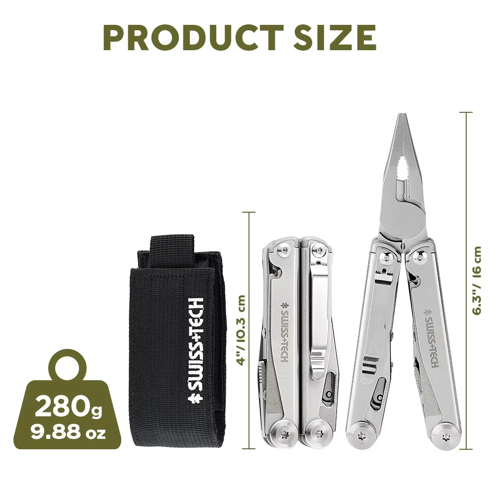 SWISS TECH 18 in 1 Multitool P – обзор и цена Tech Accessories Kit